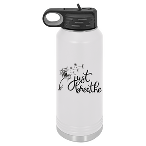 Just Breathe  Insulated Bottle with Straw and Spout