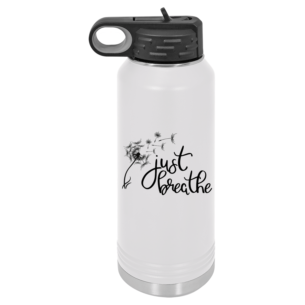 Just Breathe | Insulated Bottle with Straw and Spout