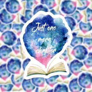 Just One More Chapter Book Sticker