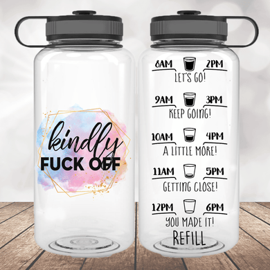 Kindly F*ck Off Water Bottle | 34oz