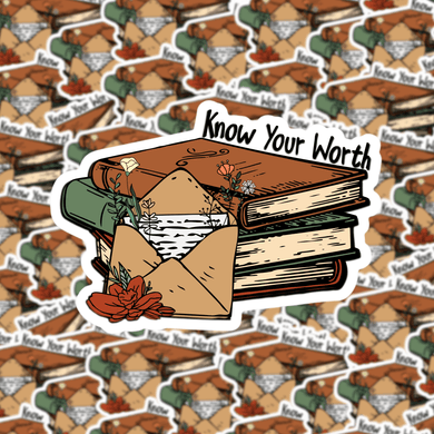 Know Your Worth Sticker