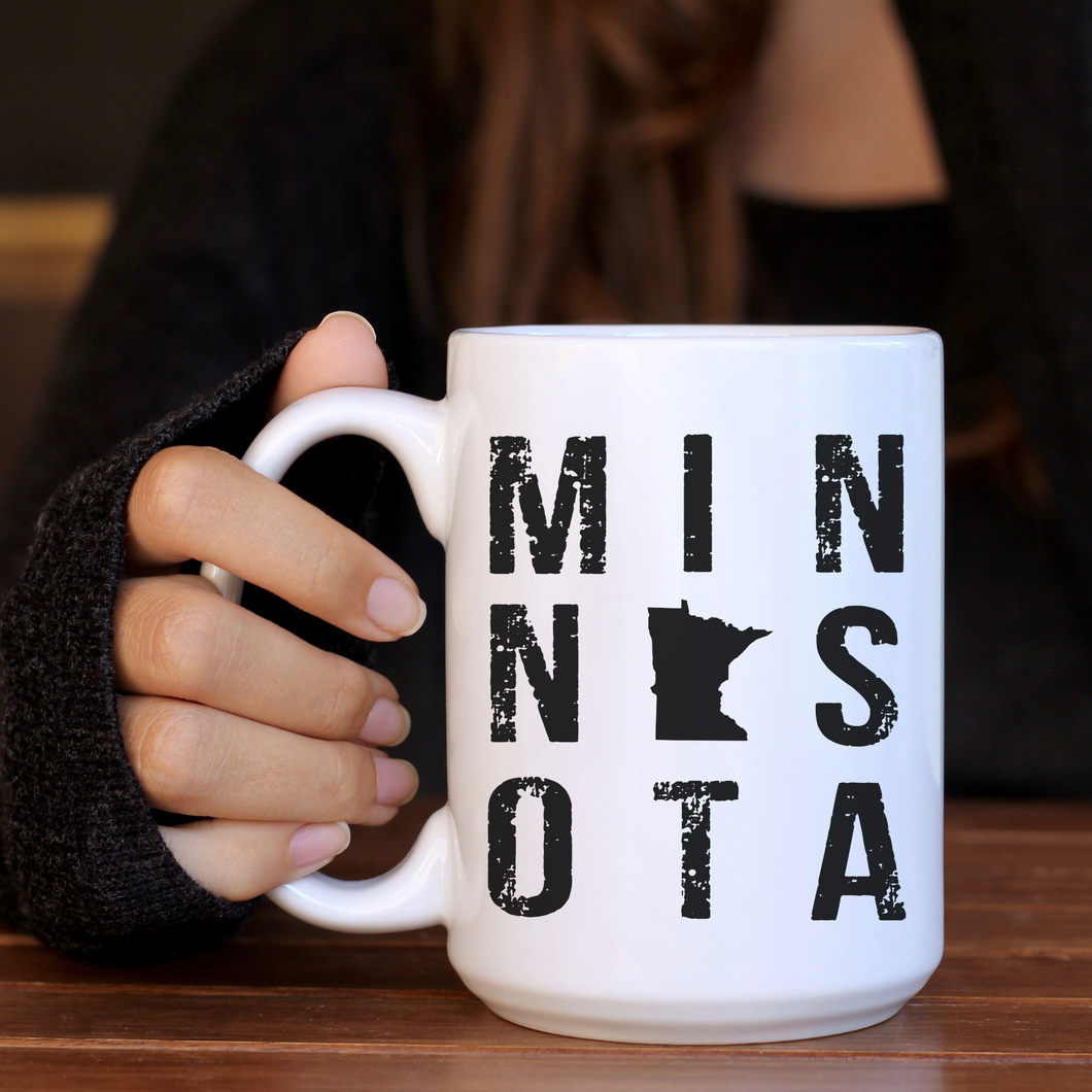 Minnesota Square Design Mug