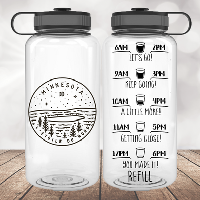 Wide Mouth 34 oz Water Bottle – Keeping Up With the Jones' Supplies