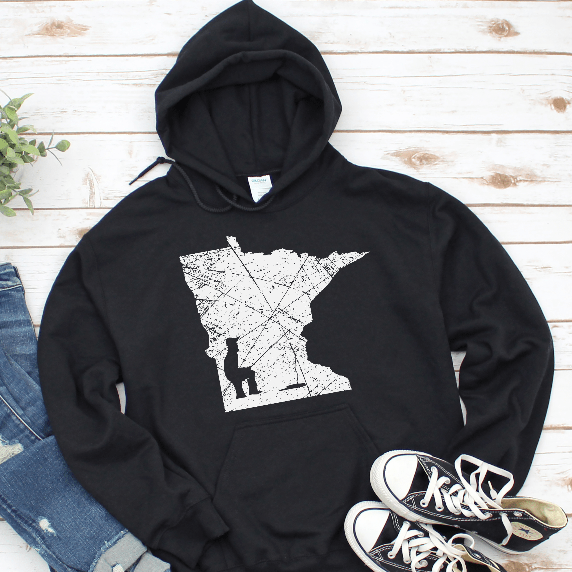 Ice top fishing sweatshirt