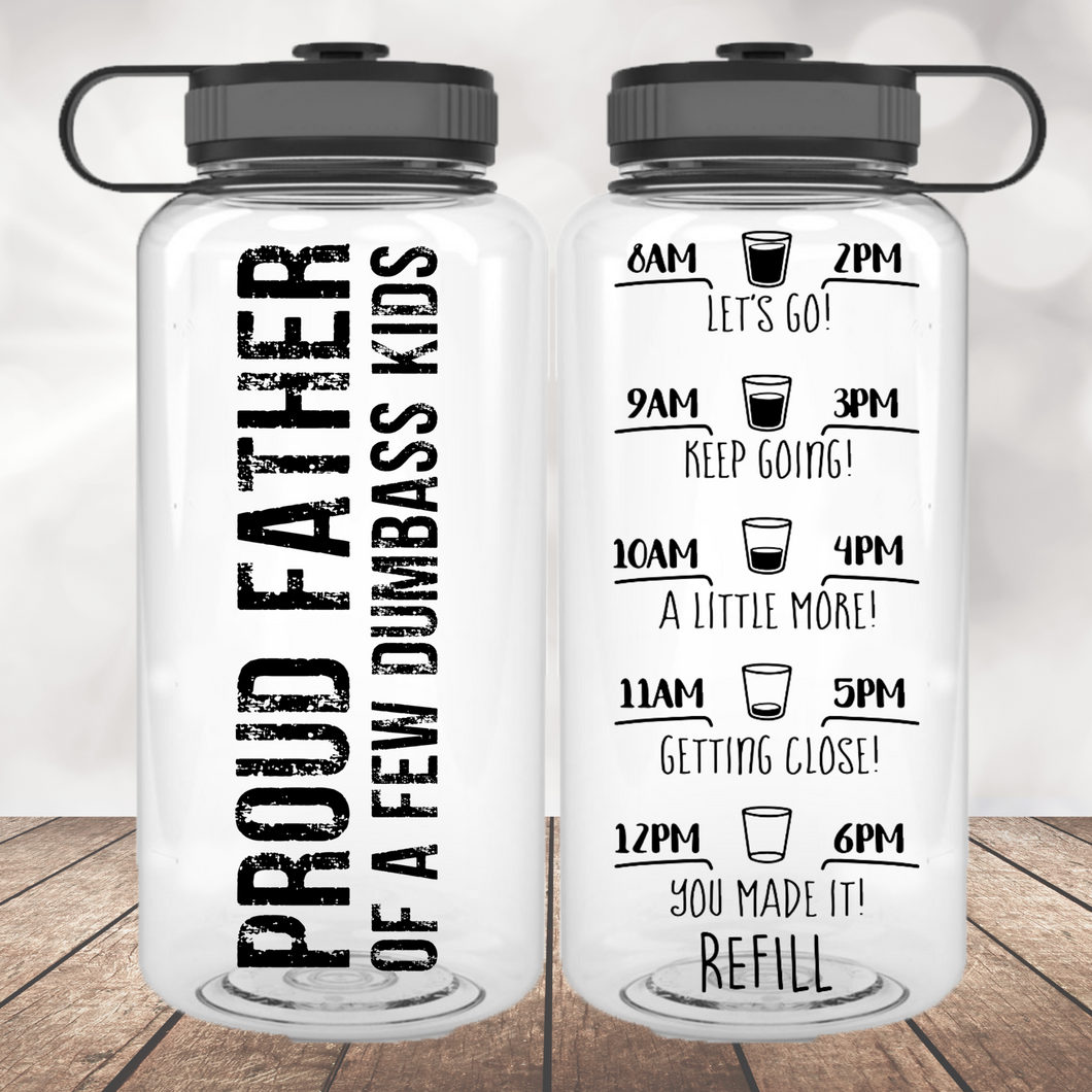Proud Father Water Bottle | 34oz