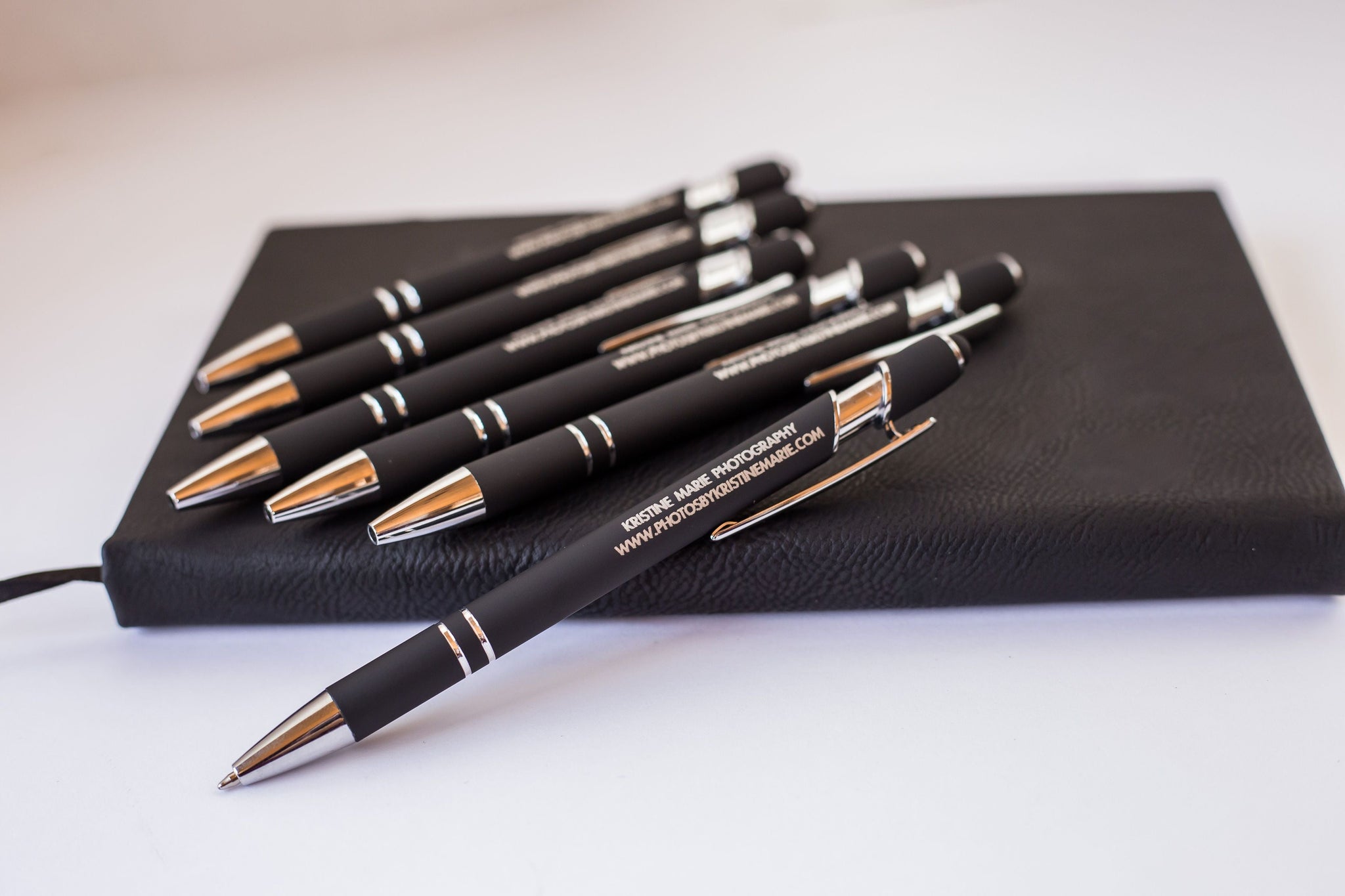 Storm Pens Colored Body, Silver Accents, Black Grip and Clip Blank Pens  non-personalized 