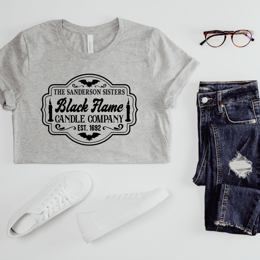 Sanderson Sisters Black Flame Candle Co. T-Shirt