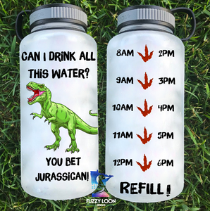 You Bet Jurassican Dinosaur Water Bottle | 34oz
