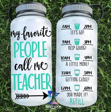 My Favorite People Call Me _________ Personalized Water Bottle | 34oz