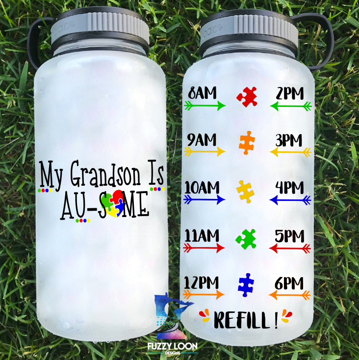 My ____ is Au-Some Water Bottle | 34oz
