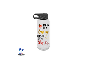 Mind of a Queen | Insulated Bottle with Straw and Spout