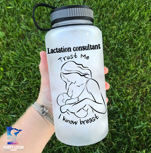 Lactation Consulant Water Bottle | 34 oz