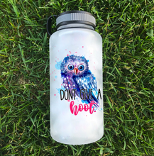 Don't Give a Hoot Water Bottle | 34oz