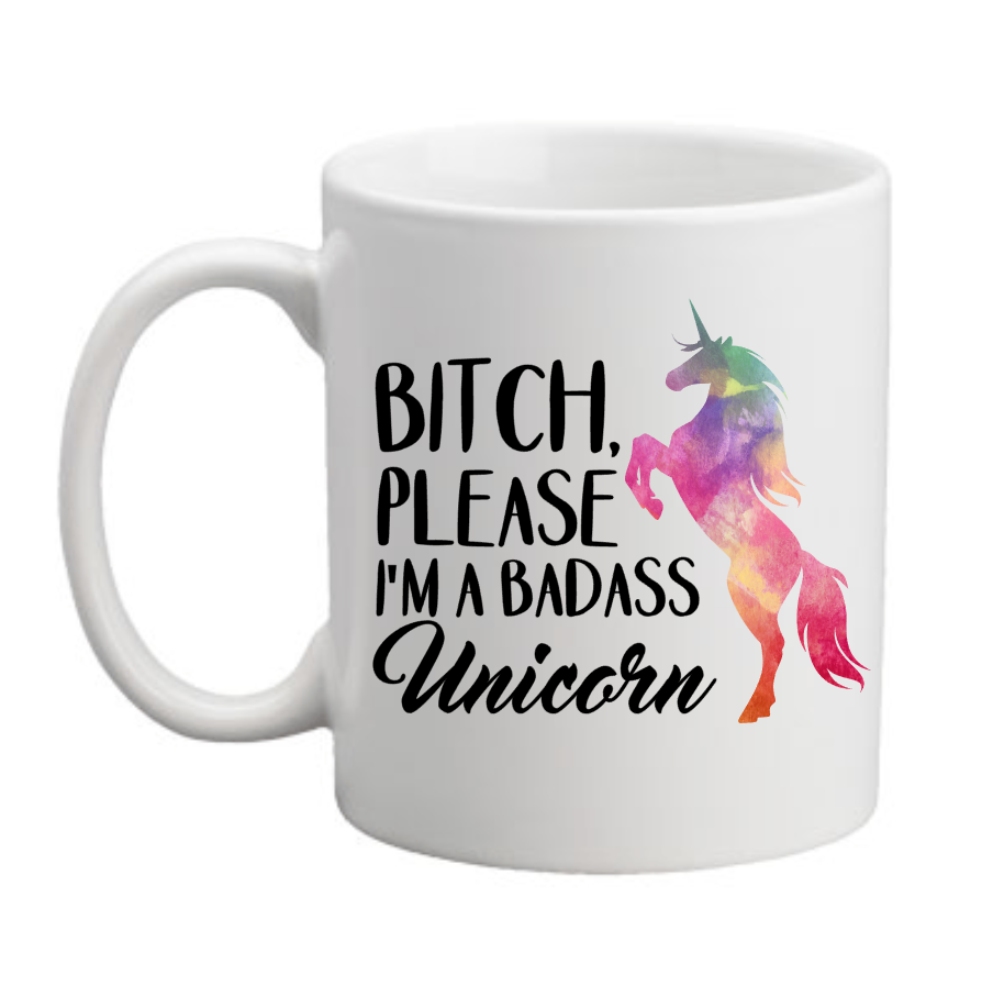 Badass Unicorn Coffee Mug