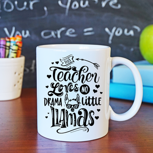 Llama Drama Teacher Coffee Mug