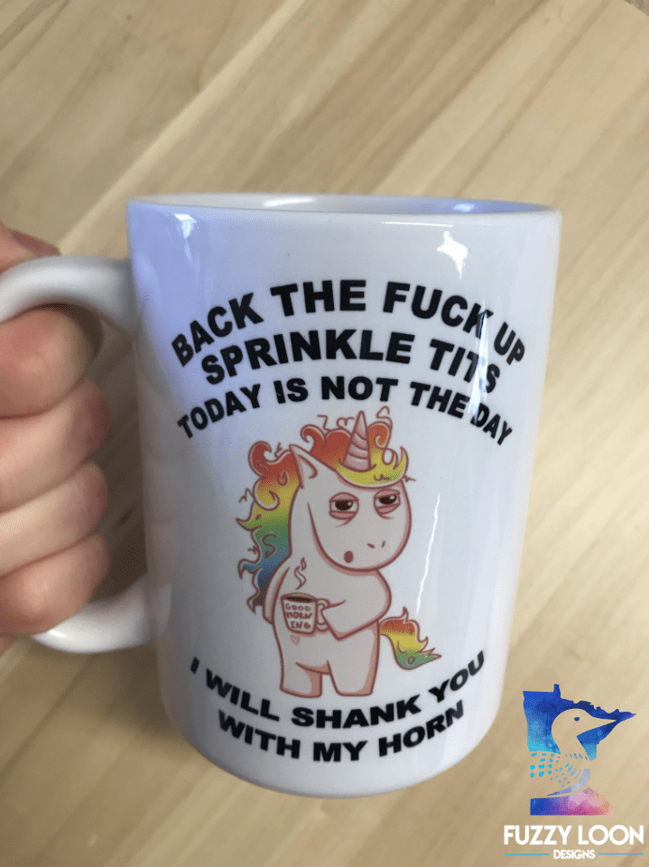 Angry Unicorn Coffee Mug
