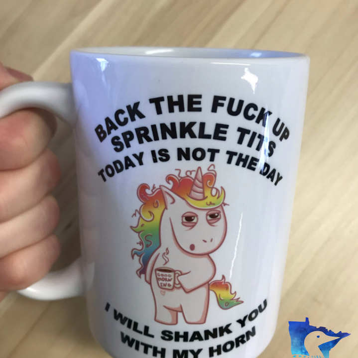 Angry Unicorn Coffee Mug
