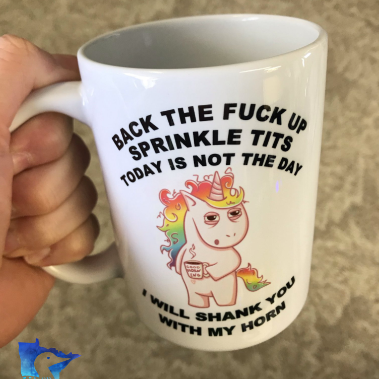 Angry Unicorn coffee mug