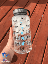 Wake Up Work Out Look Hot Kick Butt Water Bottle