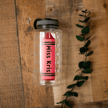Teacher Inspired Crayon Water Bottle