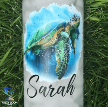 Personalized Sea Turtle Water Bottle | 34oz