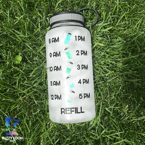 Personalized Sea Turtle Water Bottle | 34oz