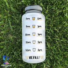 Hustle Hard Pray Harder Water Bottle | 34oz
