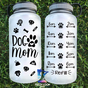Dog Mom Water Bottle | 34oz
