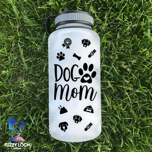 Dog Mom Water Bottle | 34oz