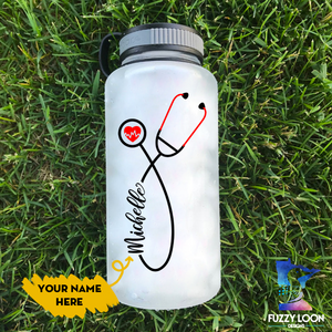 Nurses Personalized Water Bottle