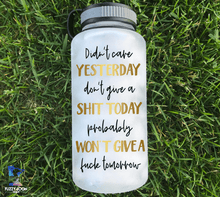 Don't Give A Shit Water Bottle | 34oz