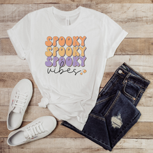 Spooky Spooky Spooky Vibes Retro T-Shirt