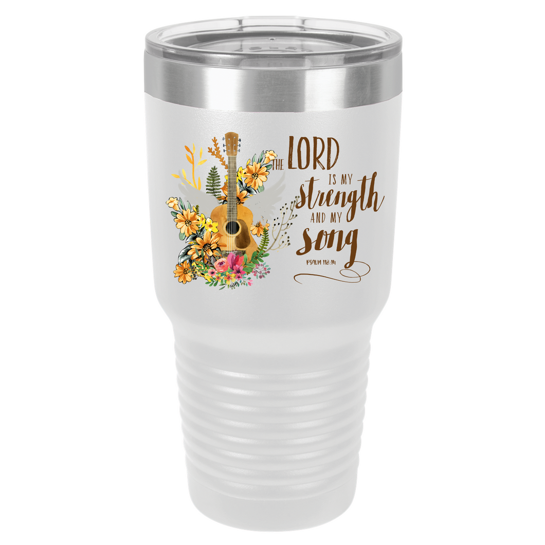 The Lord is my Strength and my Song | Christian | Polar Camel Tumbler