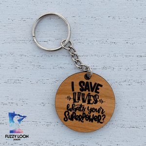 What's Your Super Power Keychain