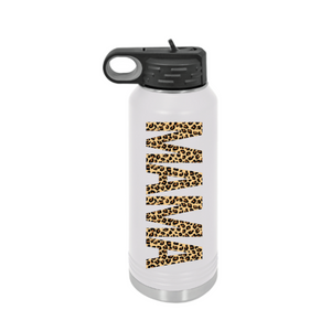 Mama Leopard | Insulated Bottle with Straw and Spout