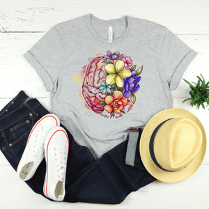 Mental Health Matters Floral T-Shirt