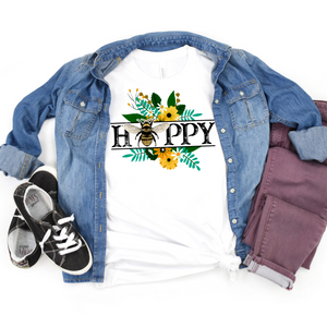 Retro Bee Happy T-Shirt