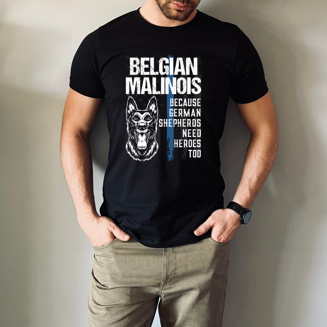 Belgian Malinois Police K9 T-Shirt