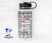 Nurse Facts Water Bottle | 34oz