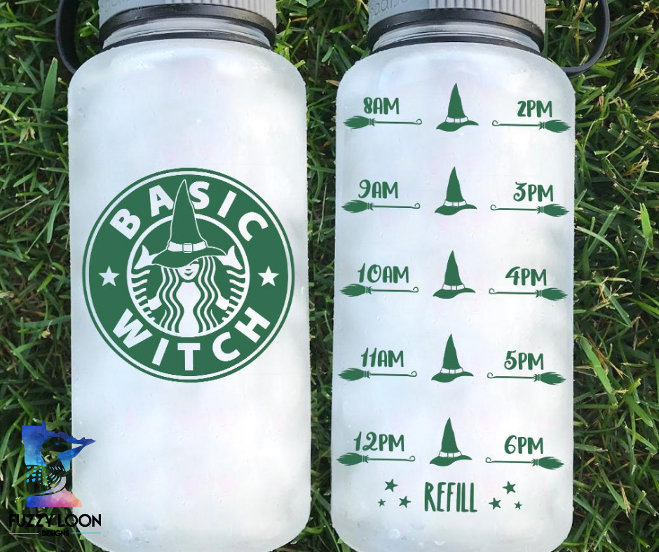 Basic Witch Water Bottle | 34oz