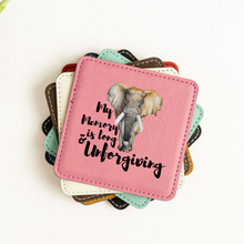 My Memory Is Long and Unforgiving | Leatherette Coaster Set