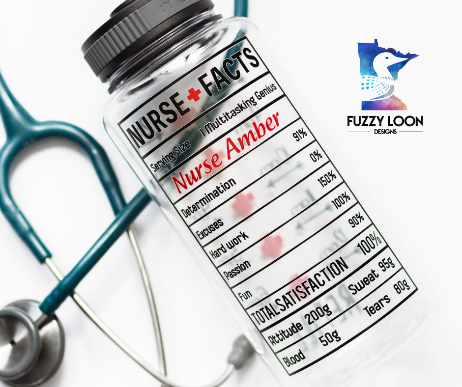 Nurse Facts Water Bottle | 34oz