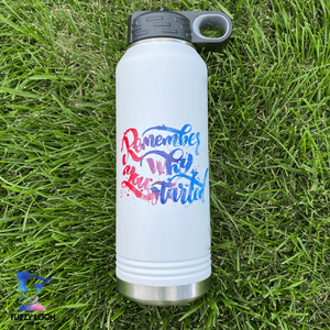Remember Why You Started | Insulated Bottle with Straw and Spout