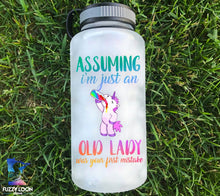 Assuming I'm Just an Old Lady Water Bottle | 34oz