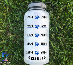 Drink Your Dog Gone Water American Pittbull Water Bottle | 34oz