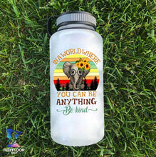 Be Kind Elephant Water Bottle | 34oz