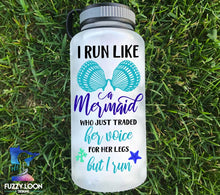 I Run Like a Mermaid Water Bottle | 34oz