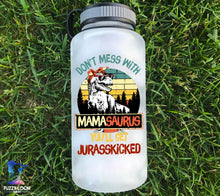 Dont' Mess With MamaSaurus Water Bottle | 34oz