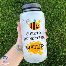 Bee Sure to Drink Your Water Bottle | 34oz