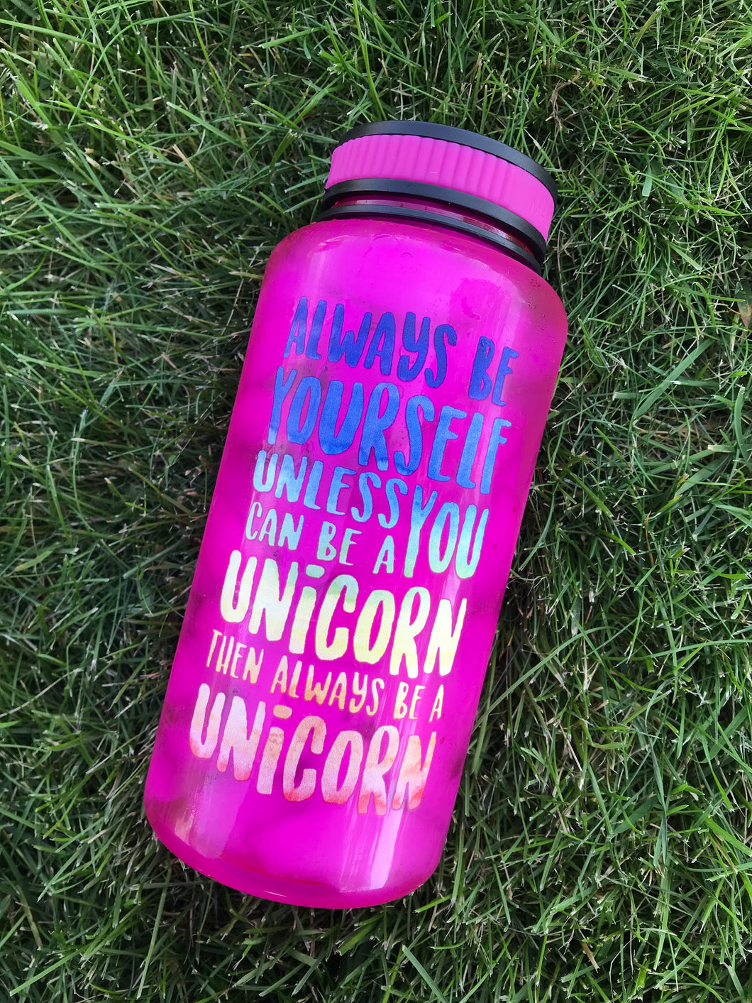 Unicorn Water Bottle | 34 oz